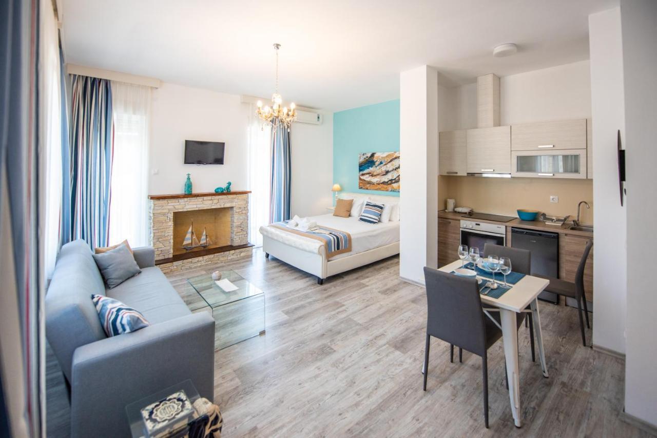 Thasos Blue Apartments Prínos Buitenkant foto